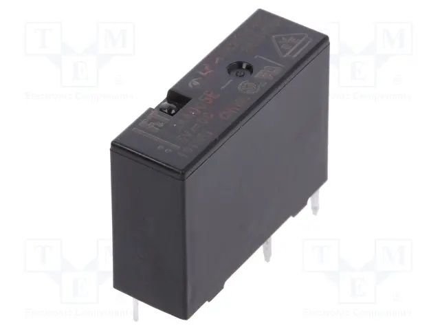 Relejs DC5V, SPST-NO, 3A/125VAC, 3A/30VDC, 125R(40mA), viens kontakts uz saslēgšanu, 20.3x7.0x15mm, FUJITSU