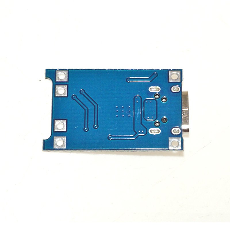 Modulis: Li-po/li-ion uzlādēšanas ierīce, 1 baterija, TP4056, 4.2VDC, 1A, microUSB-C, 26x16x5mm