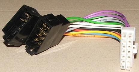 ZRS-30 štekers KENWOOD KRC-354=>ISO auto savienotājvads => ZRS-16