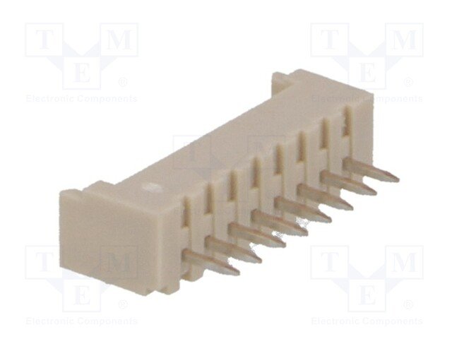 8pin, ligzda/papa, šasijai, solis=1.25mm, taisns, THT, 125V/1A, Micro serija