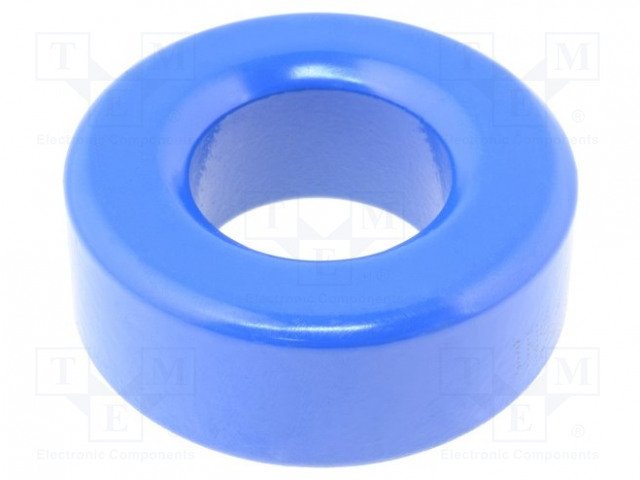 Ferita gredzens, materials Sendust, AI=169nH, 47.6x23.3x19.9mm, Max. frequency 500kHz