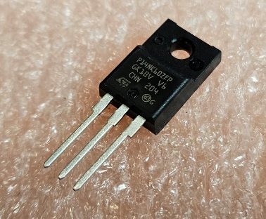 14NK60ZFP Tranzistors N-FET, 600V, 13.5A, 40W, 0R5, TO-220F