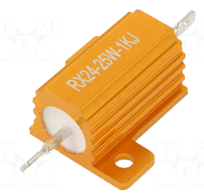 1K 25W, ±5%, Rezistors, 27.3x28x14.6mm