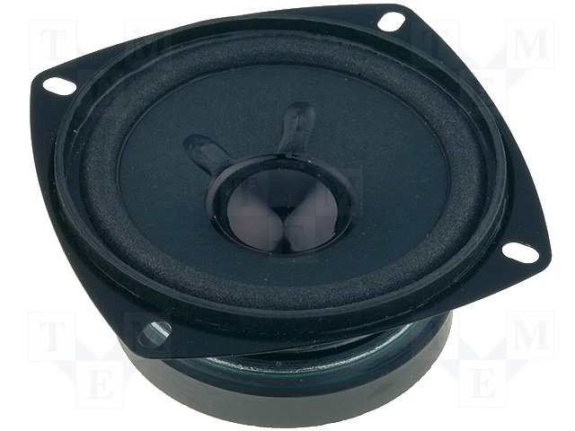 Skaļrunis 10W, 4R, 130...20000Hz, 86dB, 60.5x60.5x37mm