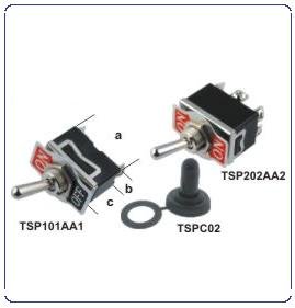 Tumblers, SP3T, ON-OFF-ON, 10A/250VAC, skrūvejamas, M12, 29x15.8x19mm, ar fiksaciju