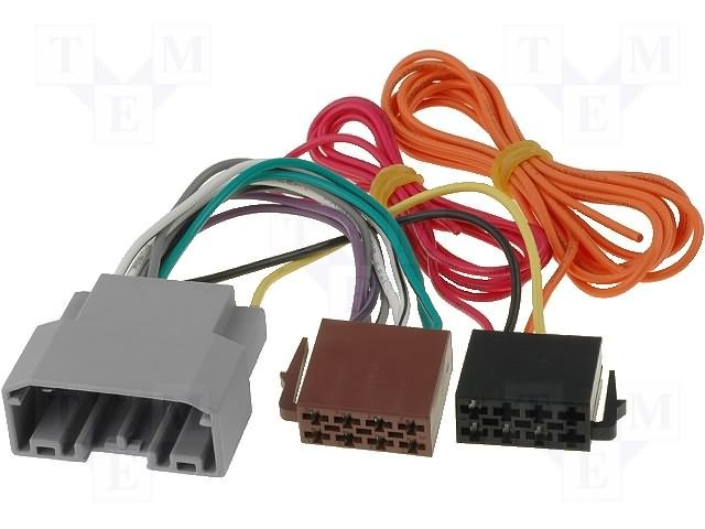 ZRS-AS-52B štekeris Chrysler 2007-> ISO auto savienotājvads  apgriezts