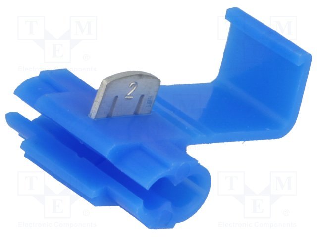 Kabeļa atrs savienotājs, 1.5...2.5mm2, IDC, zila krasa