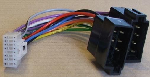 ZRS-43 štekers PIONEER KEH-P 7400R=>ISO auto savienotājvads => ZRS-39