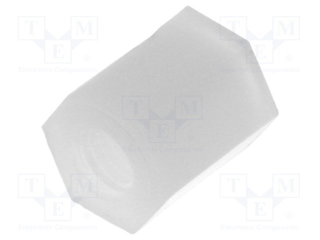 Distancers plastmasas L=7mm, M3 iekšeja vitne- M3 iekšeja vitne