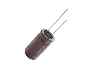 33/400V, 105C, Ø12.5x25mm, ±20%, Kondensatori zemas induktivitātes 5000h, Jamicon, ar lokaniem izvadiem