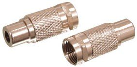 F štekers uz RCA ligzda, pārēja