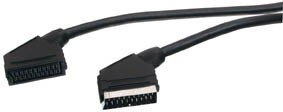 SCART štekers/SCART ligzda 21pin vads, 1.5m