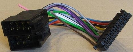 ZRS-36 štekers SONY XR-U 220=>ISO auto savienotājvads => ZRS-22