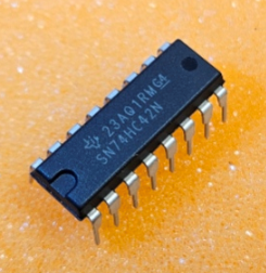 74HC42N Mikroshēma BCD to decimal decoder, DIP16