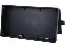 Plastmasas korpuss, 101x178x36mm, ABS, melnā krasa, ar piestiprinājumiem