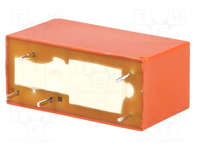 Relejs DC5V, SPDT, 12A/250VAC, 12A/24VDC, 62Ω(80mA), viens kontakts uz pārslēgšanu, 29x15.7x12.7mm, TE Connectivity