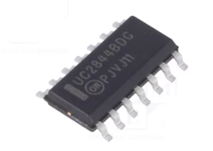 UC2844BD SMD Mikroshēma, Driver, PWM controller, 1A, Channels:1, SO16