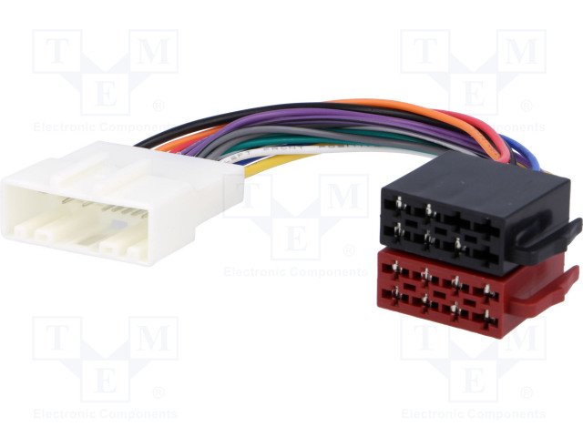 ZRS-AS-53B štekeris Subaru Forester 2008->, Subaru Impreza 2007-> ISO auto savienotājvads, apgriezts