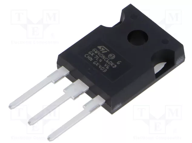 40NC60KD(GW40NC60KD) Tranzistors IGBT+d, 600V, 38A, 250W, TO-247