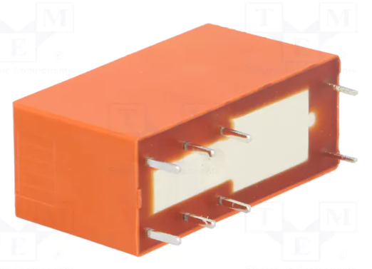 Relejs DC18V, SPDT, 16A/250VAC, 16A/24VDC, 770R(33mA), viens kontakts uz pārslēgšanu, AgNi, 29x12.7x15.7mm, TE Connectivity