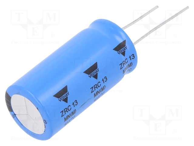 2200/50V, 105C, Ø18x35.5mm, ±20%, Kondensators elektrolītisks, 10000h, VISHAY, ar lokaniem izvadiem