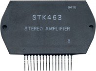STK463 Mikroshēma =>STK465, SIP16-4051