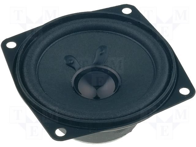 Skaļrunis 5W, 4R, 130...20000Hz, 86dB, 66x66x29mm, VISATON