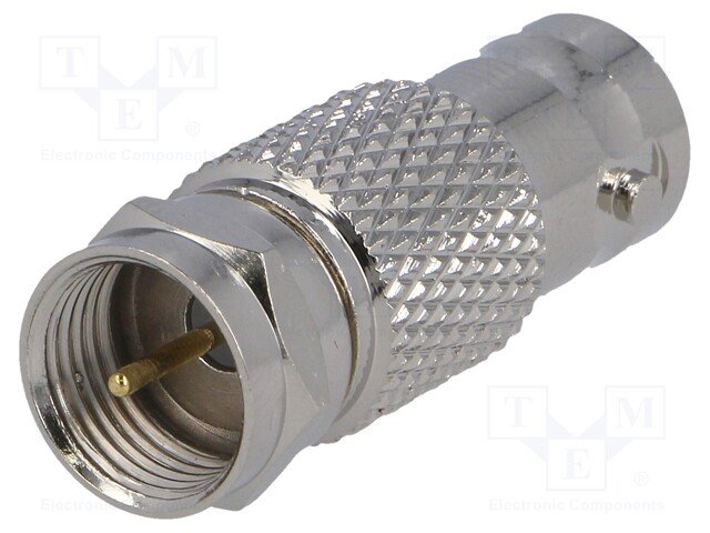 BNC ligzda uz F štekers, pārēja