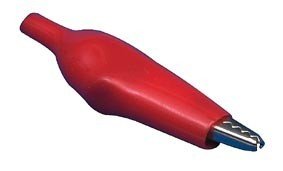 Krokodils videja izmera, L=55mm, 60V, sarkana krasa