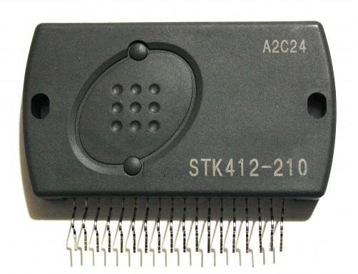 STK412-210 Mikroshēma, Two-Channel Shift Power Supply Audio Power Amplifier ICs(70W + 70 W)