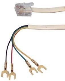 Telefona savienotājvads štekers/4spailes  5m