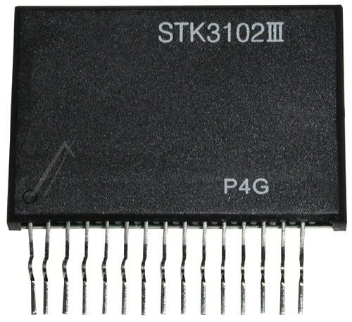 STK3102 III Mikroshēma, AUDIO POWER AMPLIFIER, stereo, ±50V, 2x45W(8R)