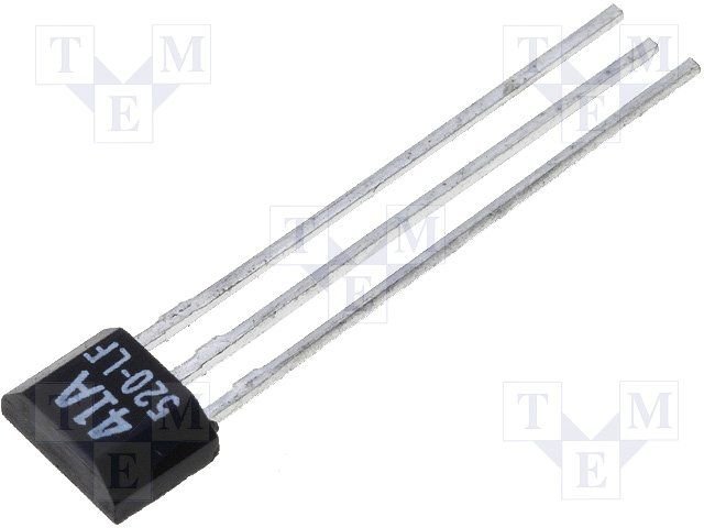 SS441A Holla devējs, Sensor: Hall effect, unipolar, Range:2...11,5mT, Usup:3.8-30VDC