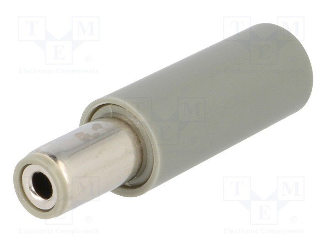 5.5x2.1mm, L=9mm, štekers, lodējams, uz vadu, taisns, peleka krasa, LUMBERG