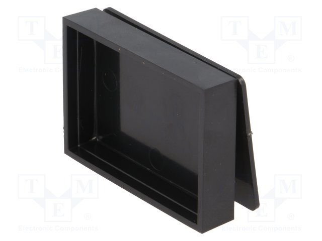 Plastmasas korpuss, 33x47x10mm, ABS, melnā krasa