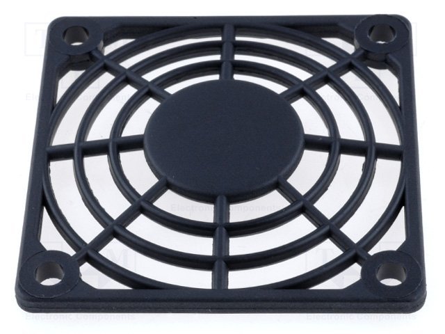Aizsardzības režģis ventilatoram, 60x60mm, plastmasas