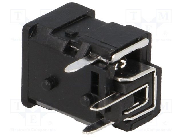 5.5/3.3/1.0mm, ligzda, THT, plastmasas, on/off, 2A/13.5VDC, LUMBERG