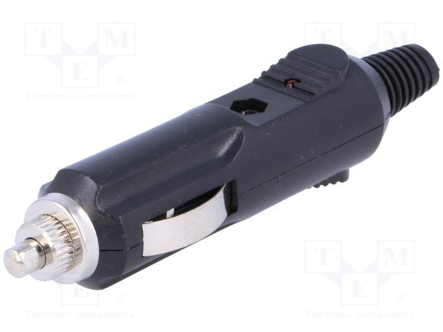 auto štekeris piepīpētājam ar drošinatajiem, vadam, 12V/24V, 3A, LED