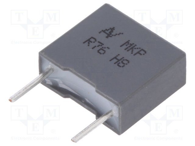 10nF/400VDC, 250VAC, ±5%, polipropilēns kondensātors 7.5mm, 10x4x9mm, KEMET