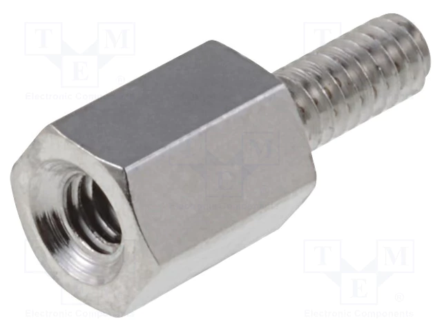 Distancers L=5mm, M2 iekšeja vitne- M2 areja vitne, misiņš