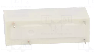 Relejs DC24V, SPST-NO, 10A/250VAC, 10A/30VDC, 2.35kΩ(10mA), viens kontakts(5.08mm) uz saslēgšanu, 28.5x12.5x10.1mm, HONGFA RELAY