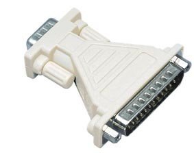 9pin štekers uz 25pin ligzda, savienotājs