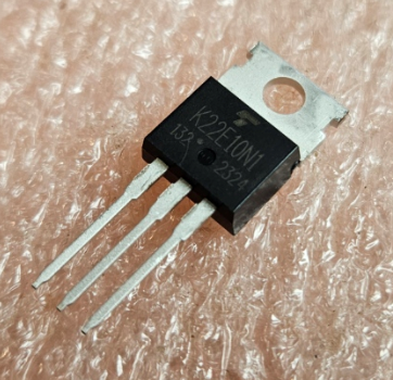 22E10N Tranzistors N-FET 100V, ±20V, 22A, 72W, 0R0115, TO-220