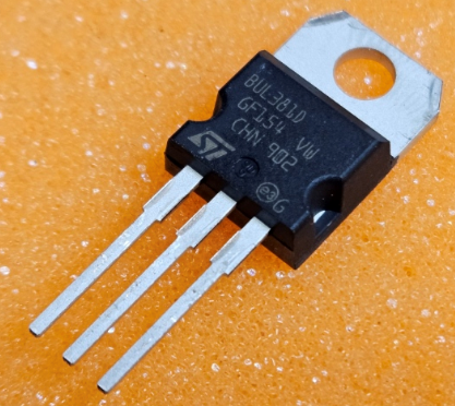 BUL381D Tranzistors NPN+d, 800V, 5A, 70W, TO-220