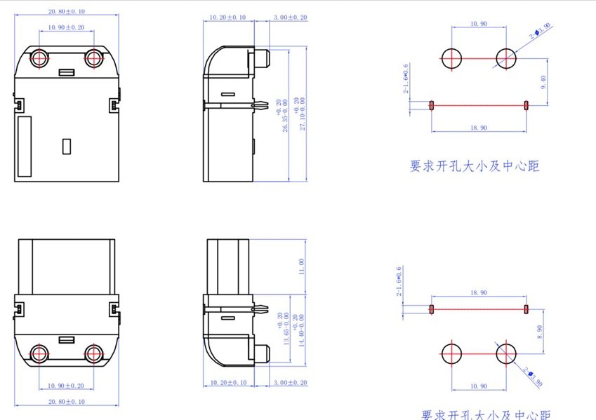2Pin, XT90, "papa", 500V, 40A, lodejama PCB, leņķisks