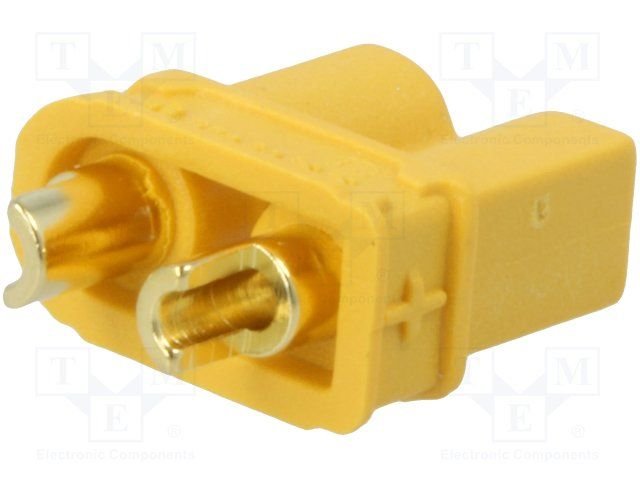 2Pin, XT30, "mama", 500V, 15A, 18AWG, lodejama vadam