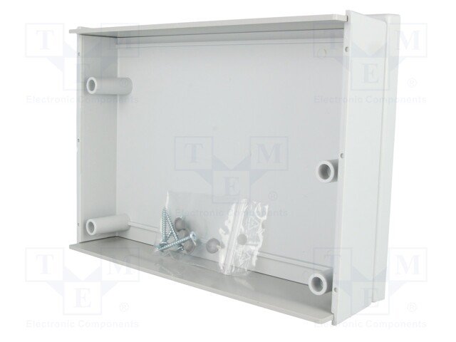 Plastmasas korpuss, 190x136x42mm, ABS, pelēkā krasa