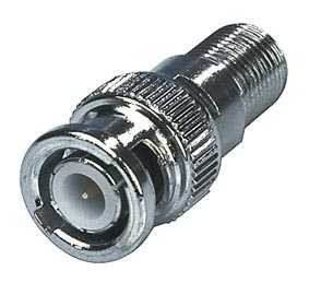 BNC štekers uz F ligzda, pārēja