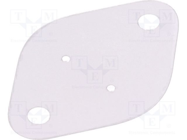 Izolācija MICA TO-3, 41.5x28.2x0.1mm, vizla