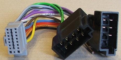 ZRS-130 štekers PANASONIC CQ-RDP123=>ISO auto savienotājvads